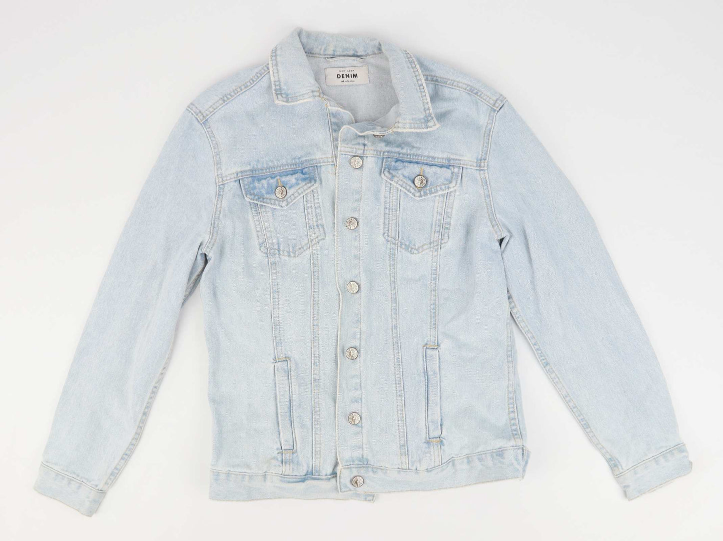 New Look Womens Size 6 Blue Denim Jacket
