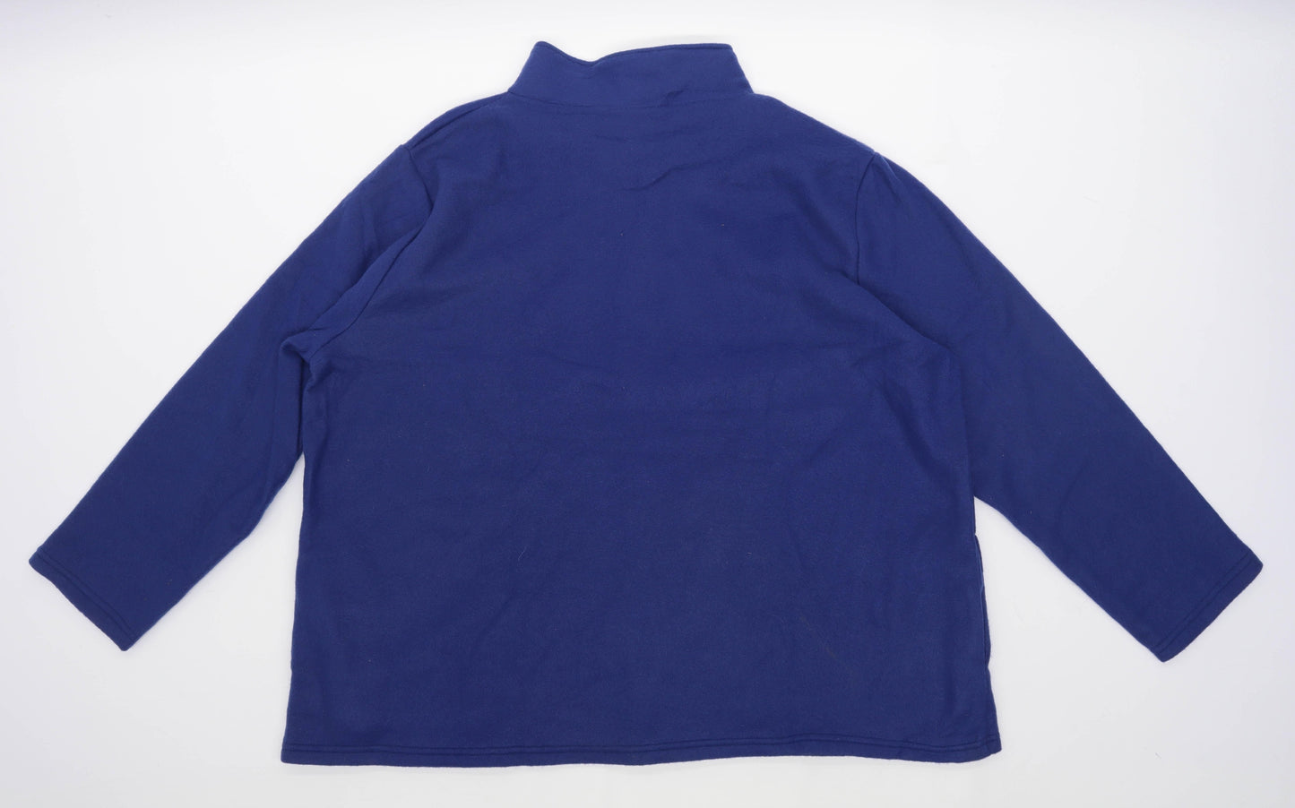 Preworn Womens Size 2XL Fleece Blue Jacket