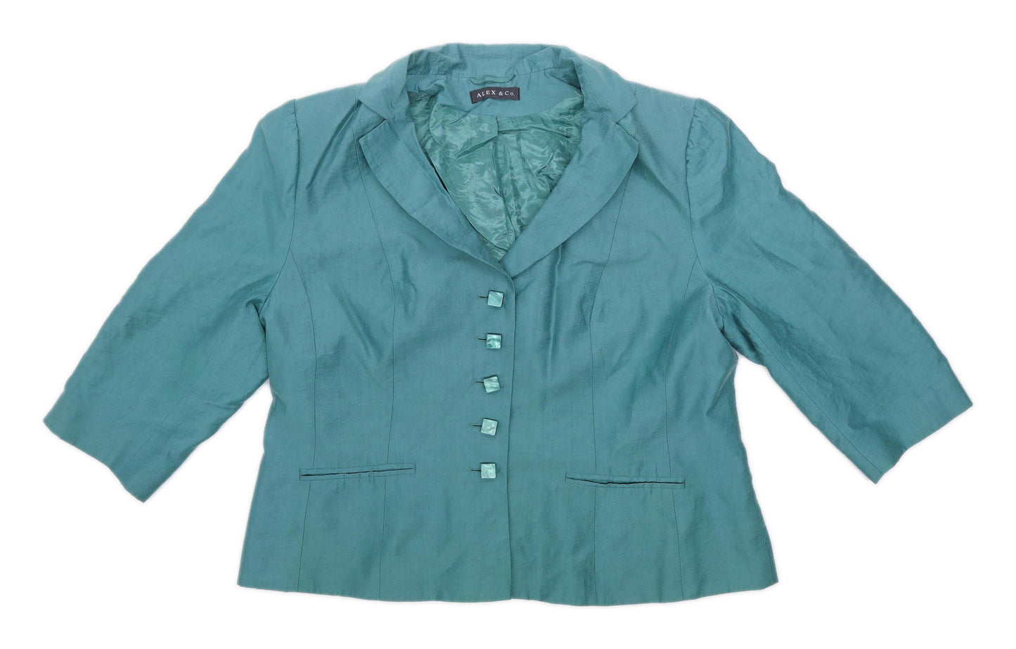 Alex & Co Womens Size 20 Green Jacket