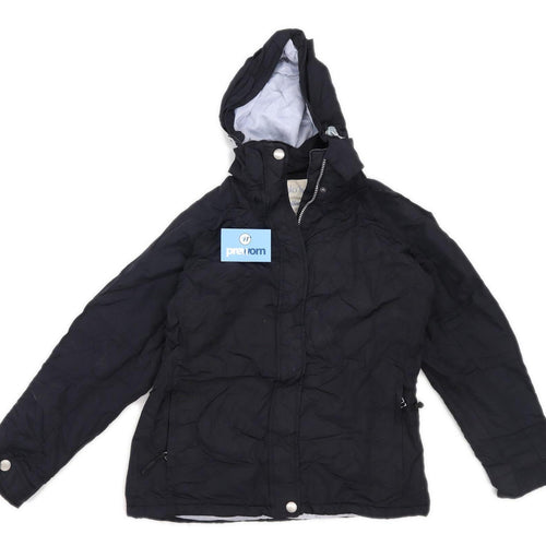 Paolo Feretti Womens Size M Black Raincoat