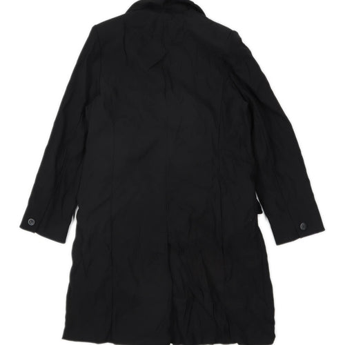 Under Wraps Womens Size 8 Black Trench Coat