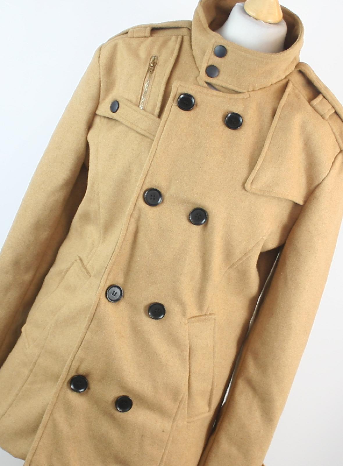 Owind Womens Size L Beige Coat