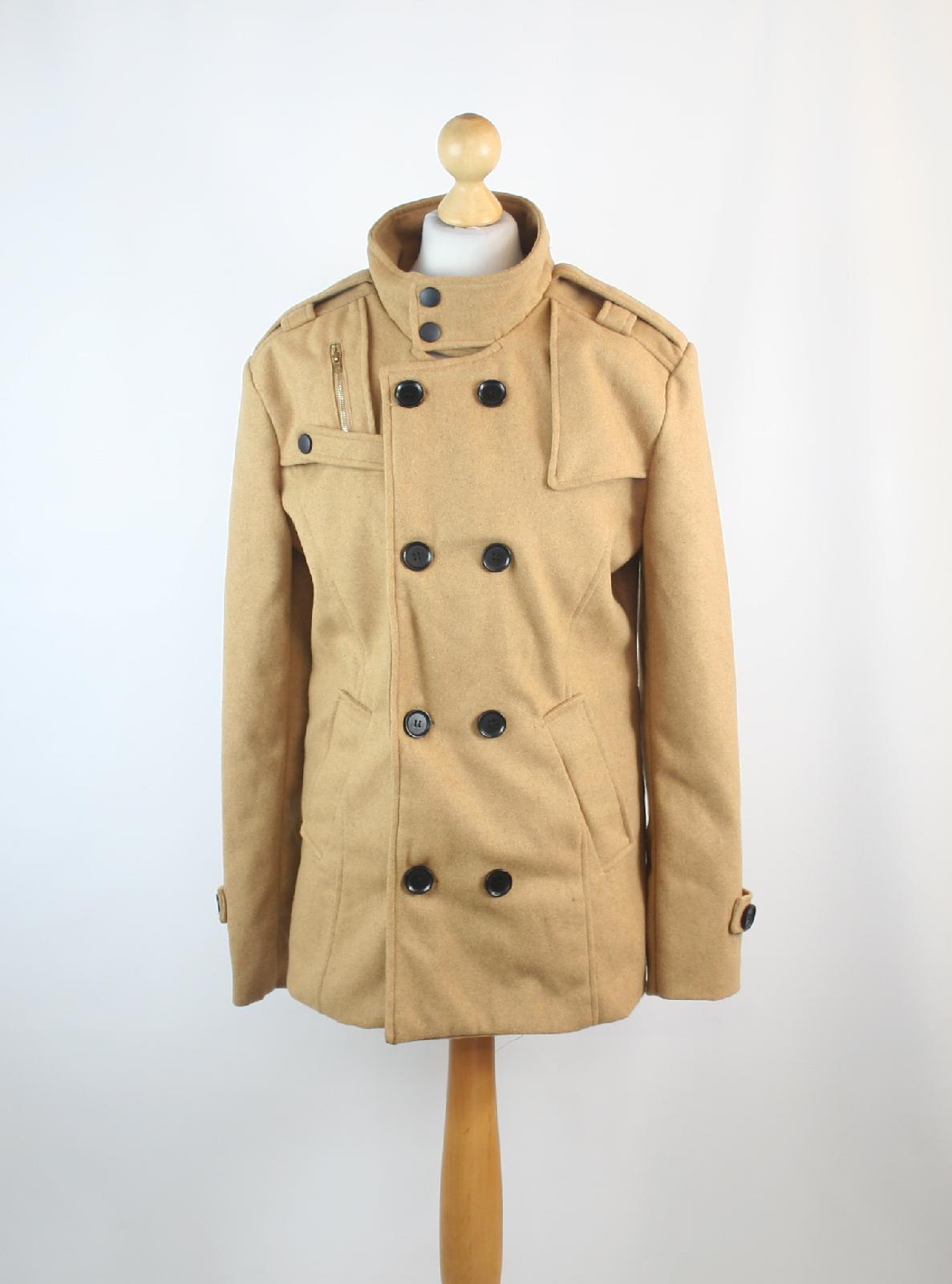 Owind Womens Size L Beige Coat