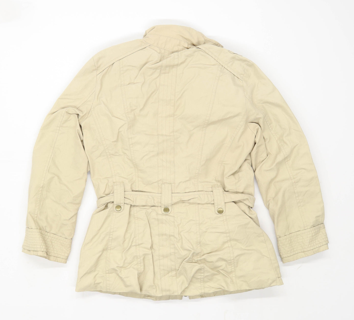 Principles Womens Size 12 Cotton Blend Beige Jacket