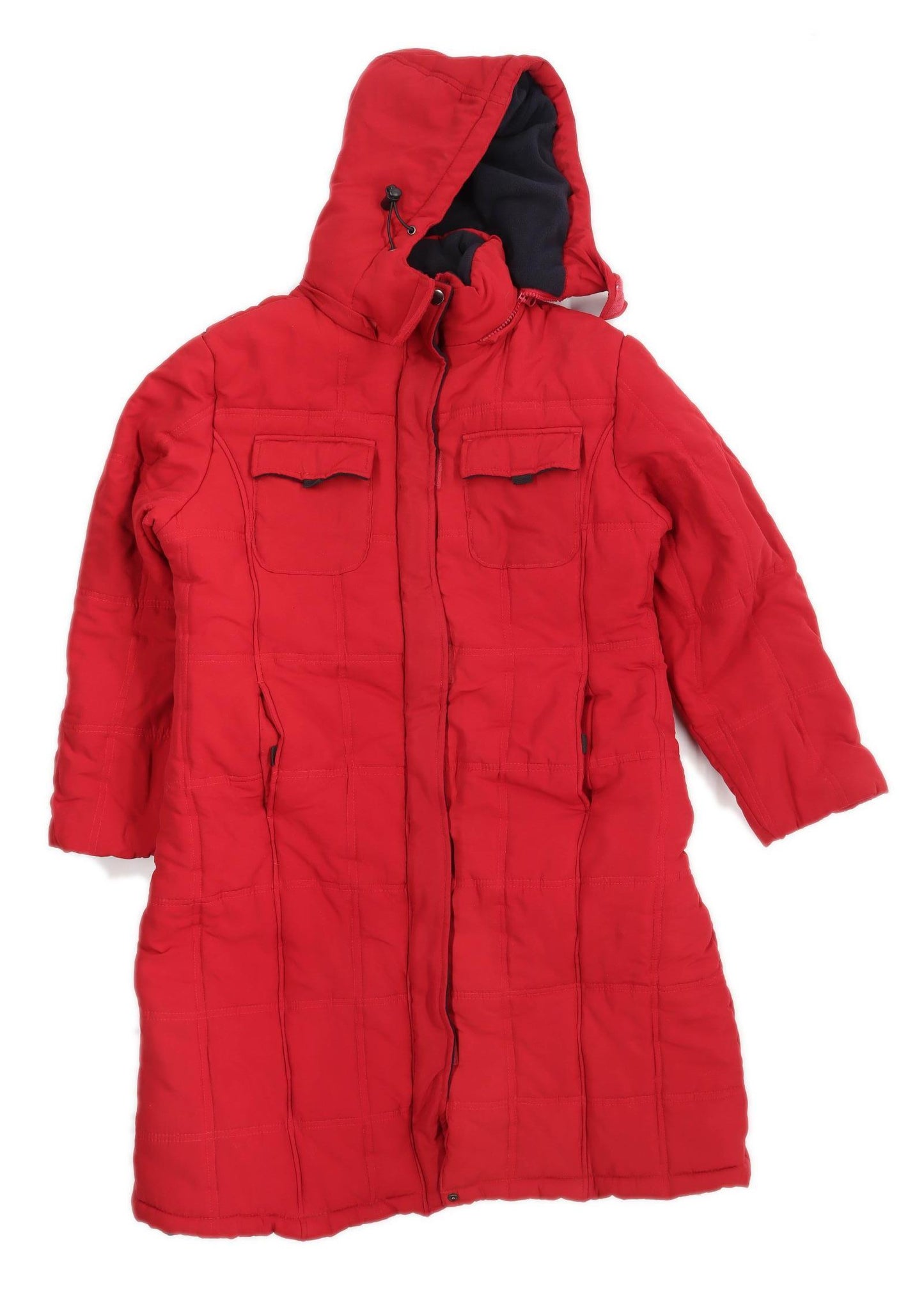 Cotton Traders Womens Size 16 Red Puffer Jacket
