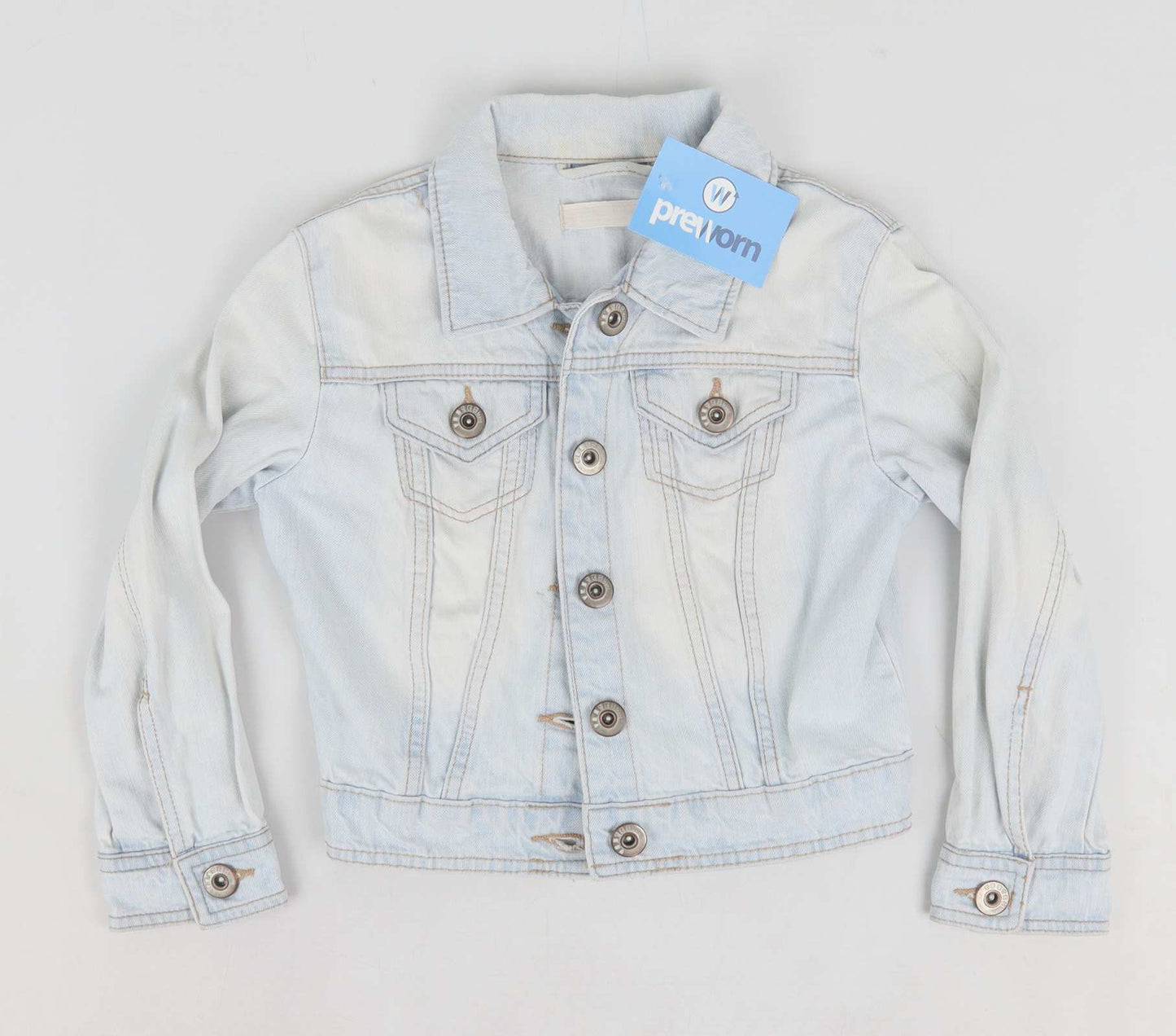 New Look Womens Size 6 Blue Denim Jacket