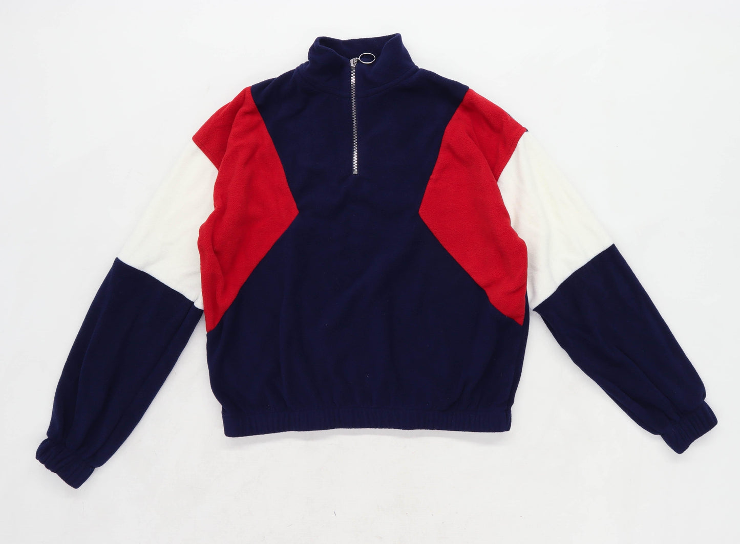 New Look Womens Size 8 Fleece Blue Jacket