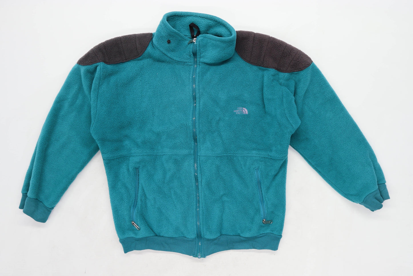 North Face Womens Size L Fleece Green Jacket