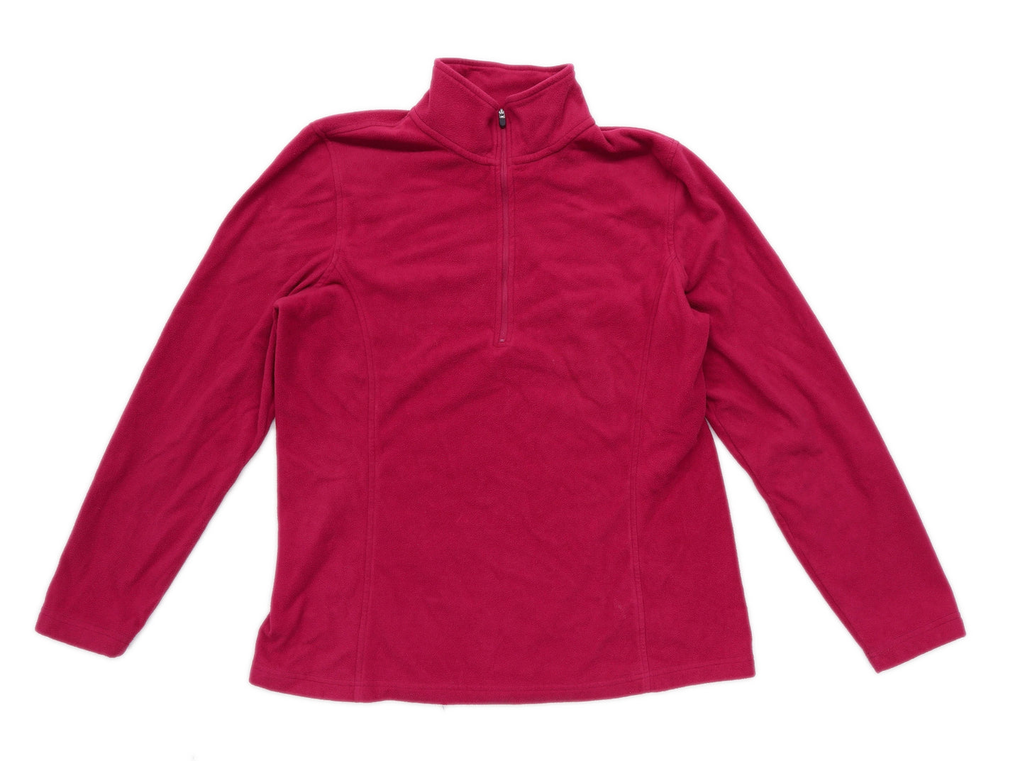 Lands End Womens Size L Fleece Pink Jacket