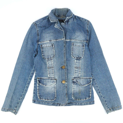 Zone Libre Womens Size S Blue Denim Jacket