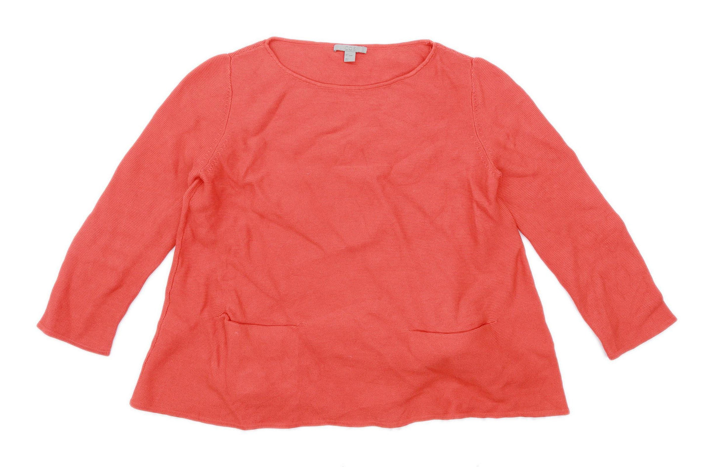 COS Womens Size S Cotton Orange Jumper (Regular)
