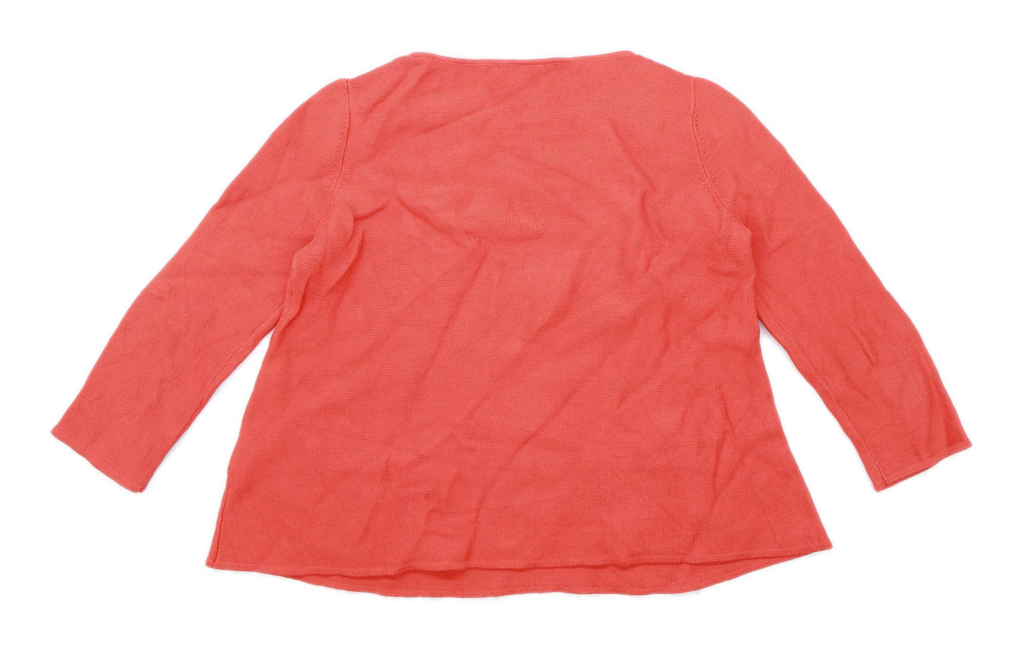 COS Womens Size S Cotton Orange Jumper (Regular)