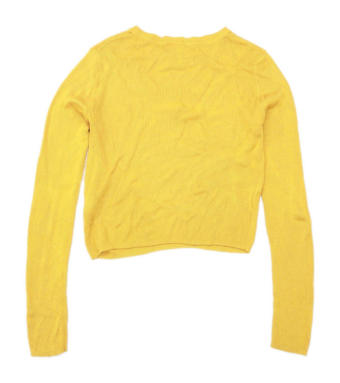 Divided Womens Size S Yellow Jumper (Regular)