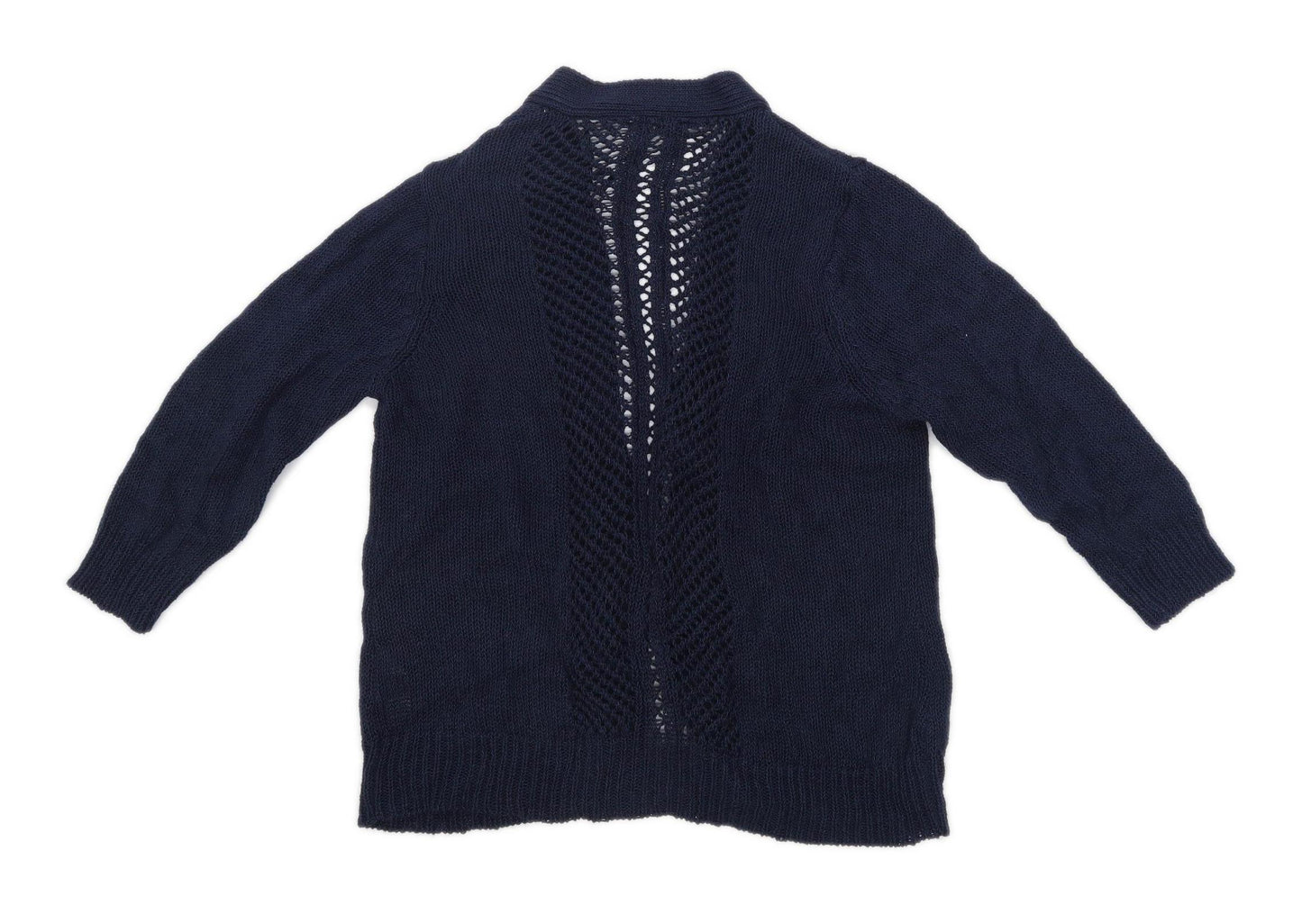 BHS Womens Size 12 Blue Cardigan (Petite)