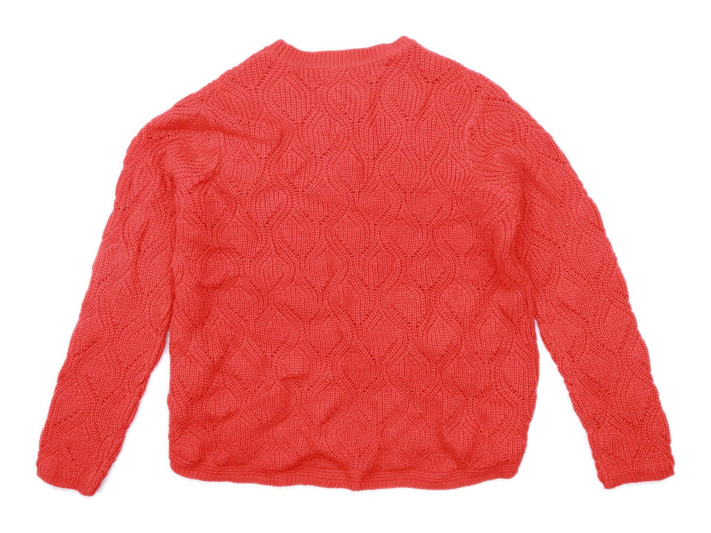 M&Co Womens Size 14 Red Jumper (Regular)