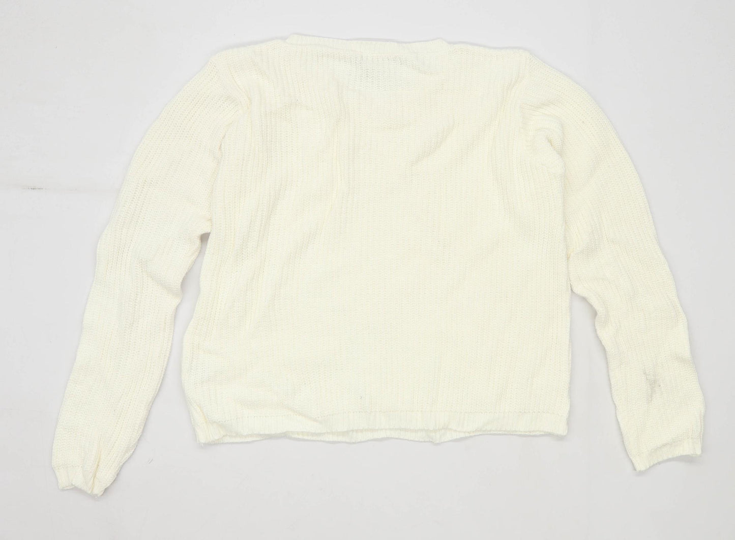 Select Womens Size 14 Cream Jumper (Regular)