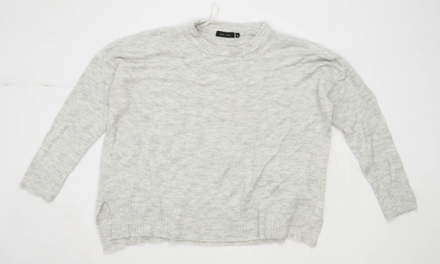 New Look Womens Size M Grey Jumper (Regular)