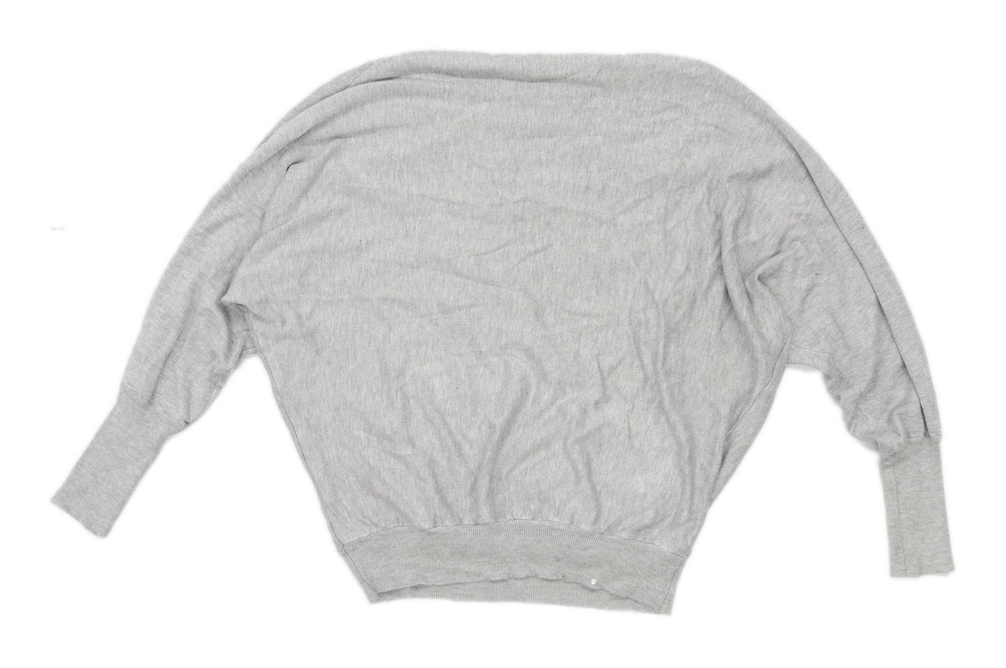 JS Millenium Womens One Size Textured Grey Jumper (Regular)