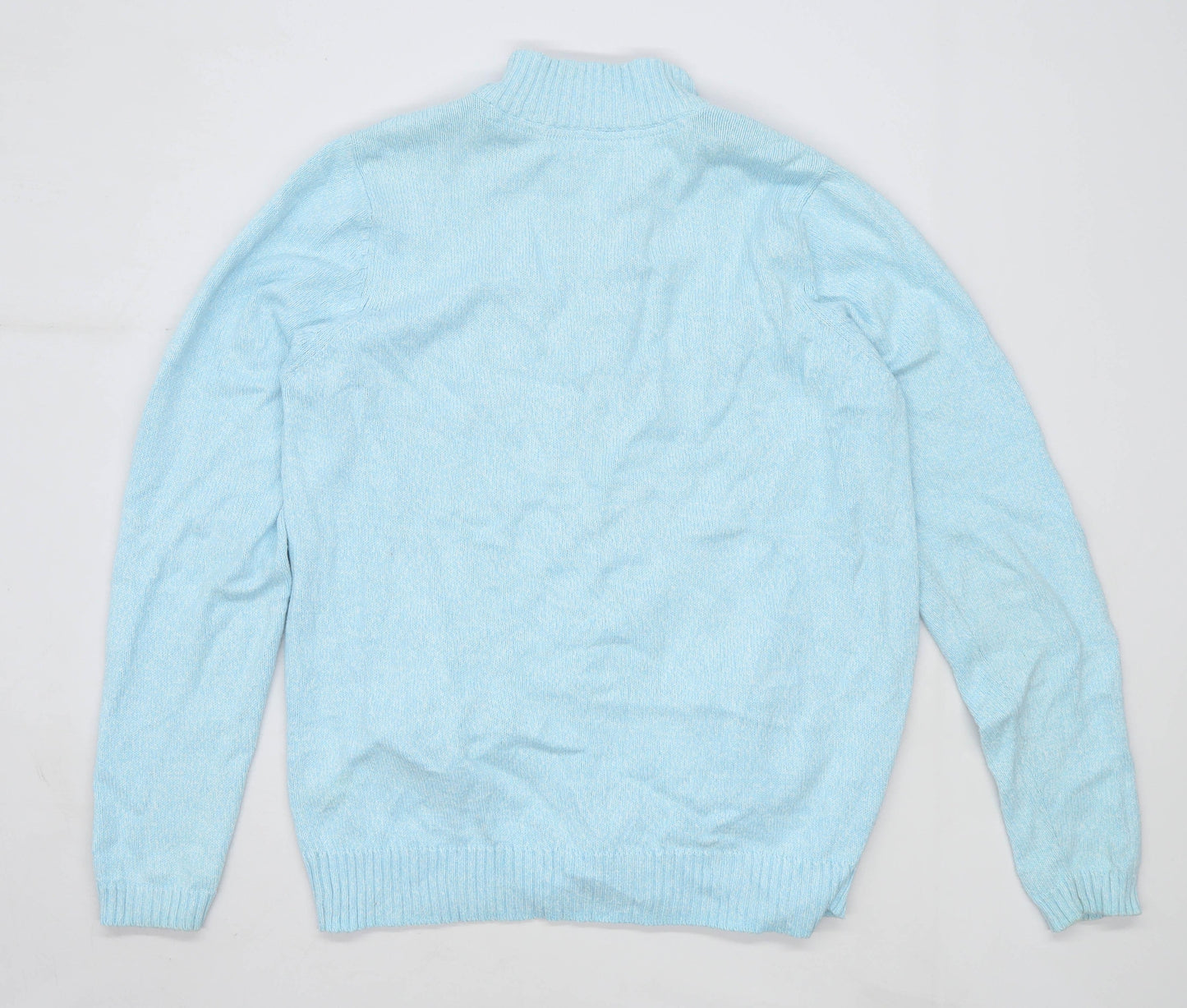 BHS Womens Size 16 Cotton Blue Cardigan (Regular)
