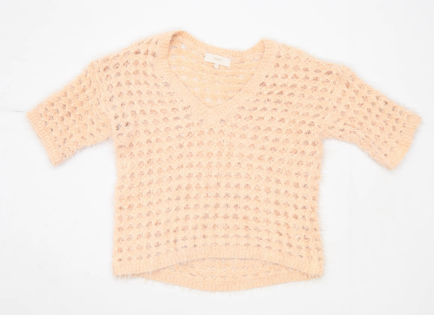 Next Womens Size S Peach Jumper (Regular)