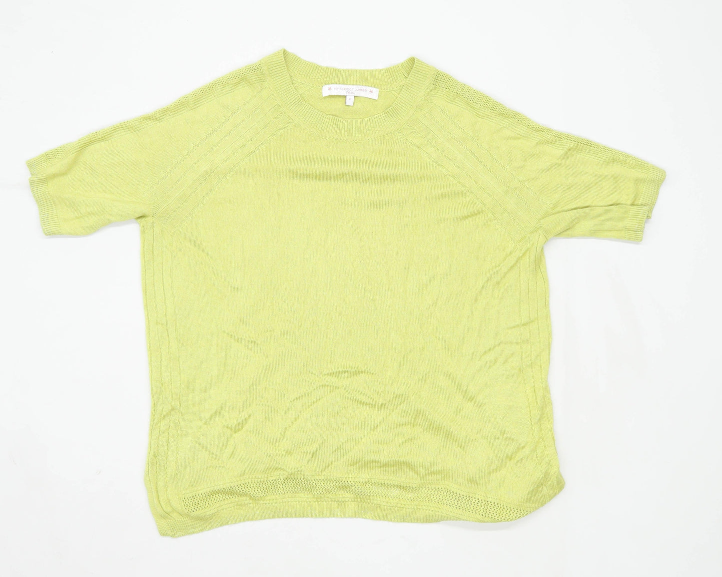 Next Womens Size 12 Green Jumper (Regular)