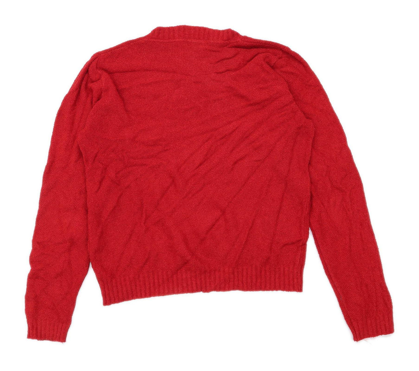 BHS Womens Size 10-12 Red Jumper (Regular)