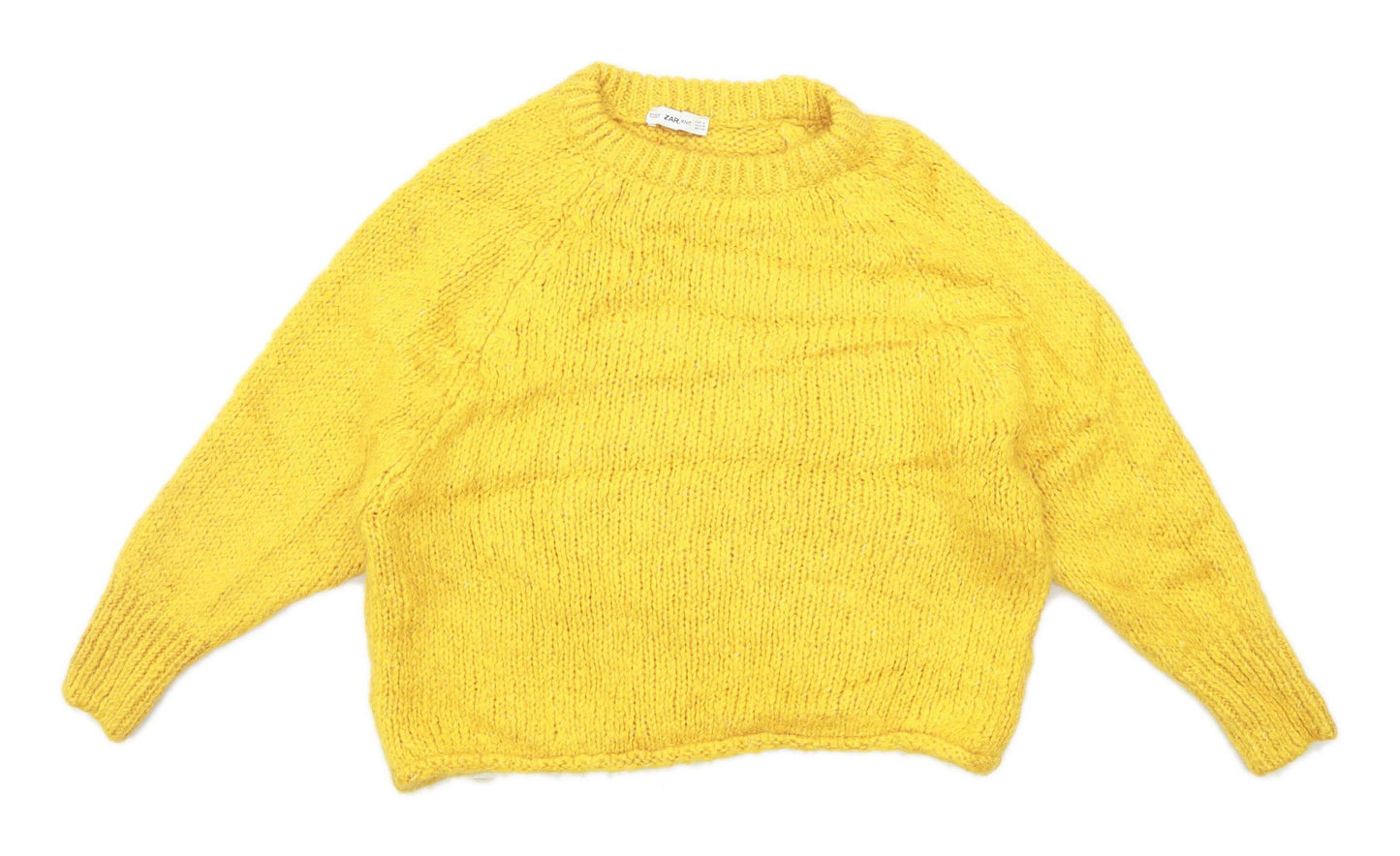 Zara Womens Size M Yellow Jumper (Regular)