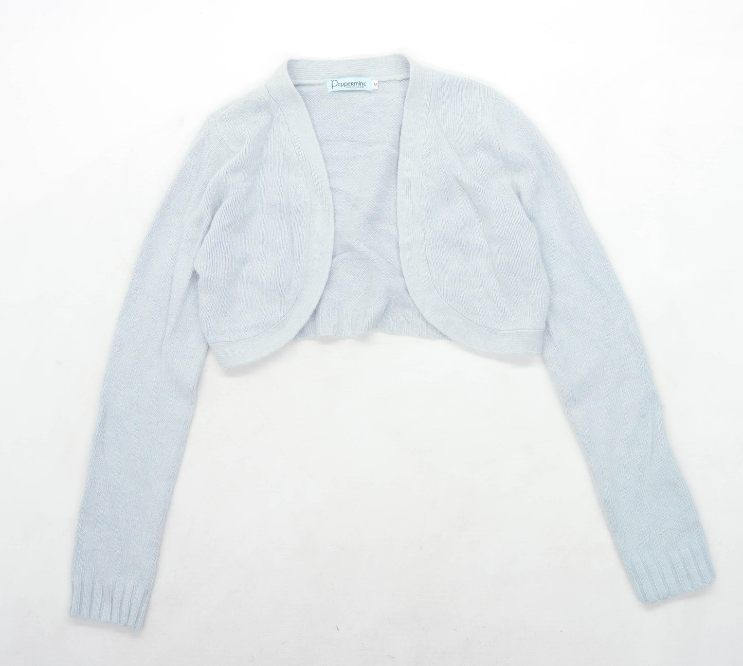 Peppermint Womens Size M Blue Cardigan (Regular)