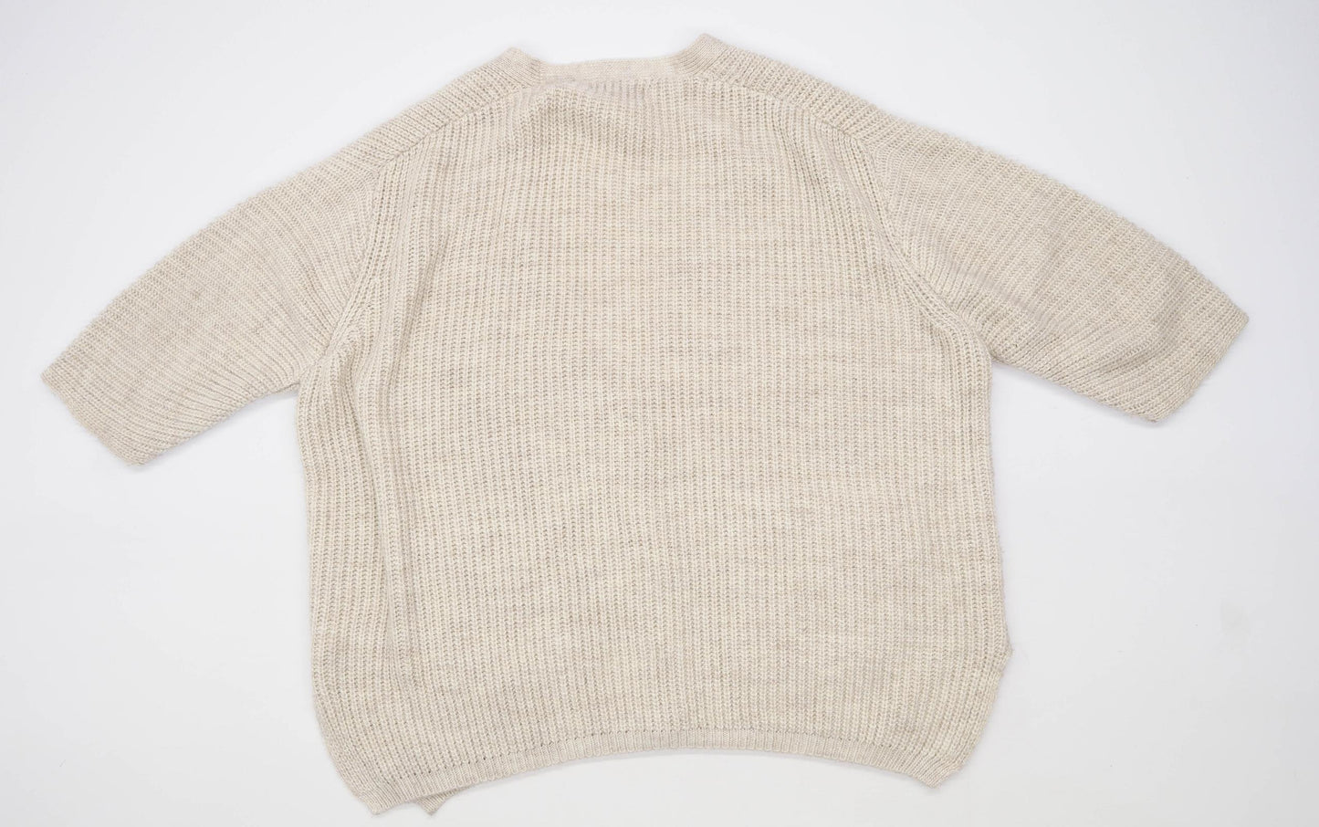 Next Womens Size L Beige Cardigan (Regular)