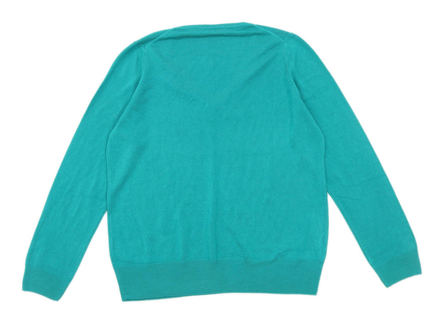 Marks & Spencer Womens Size 16 Green Jumper (Regular)