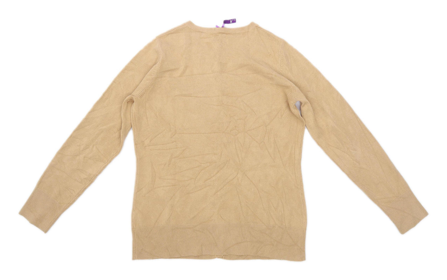 BHS Womens Size 10 Beige Cardigan (Regular)