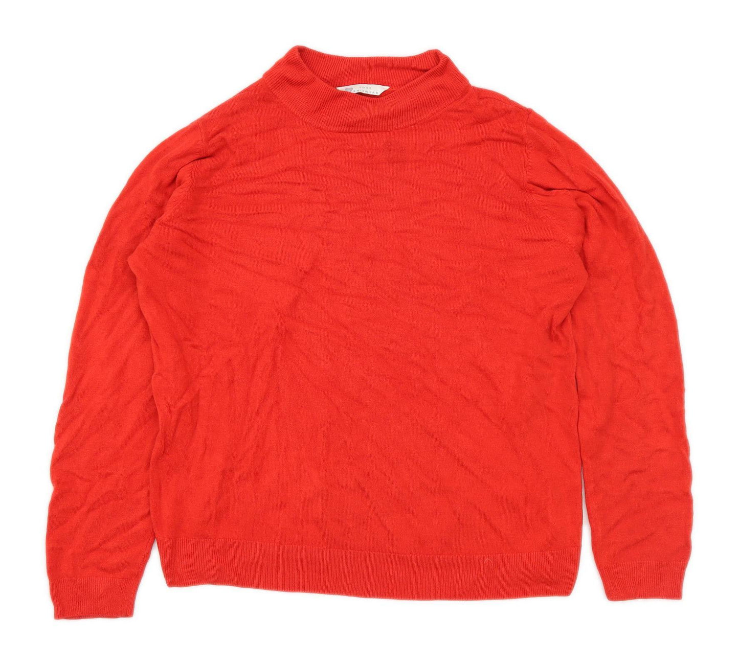 BHS Womens Size 18 Red Jumper (Regular)