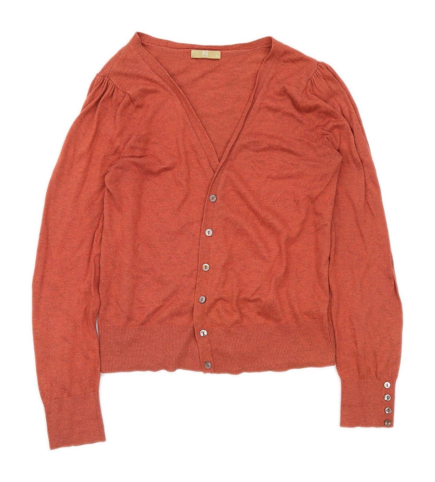 TU Womens Size 14 Orange Cardigan (Regular)