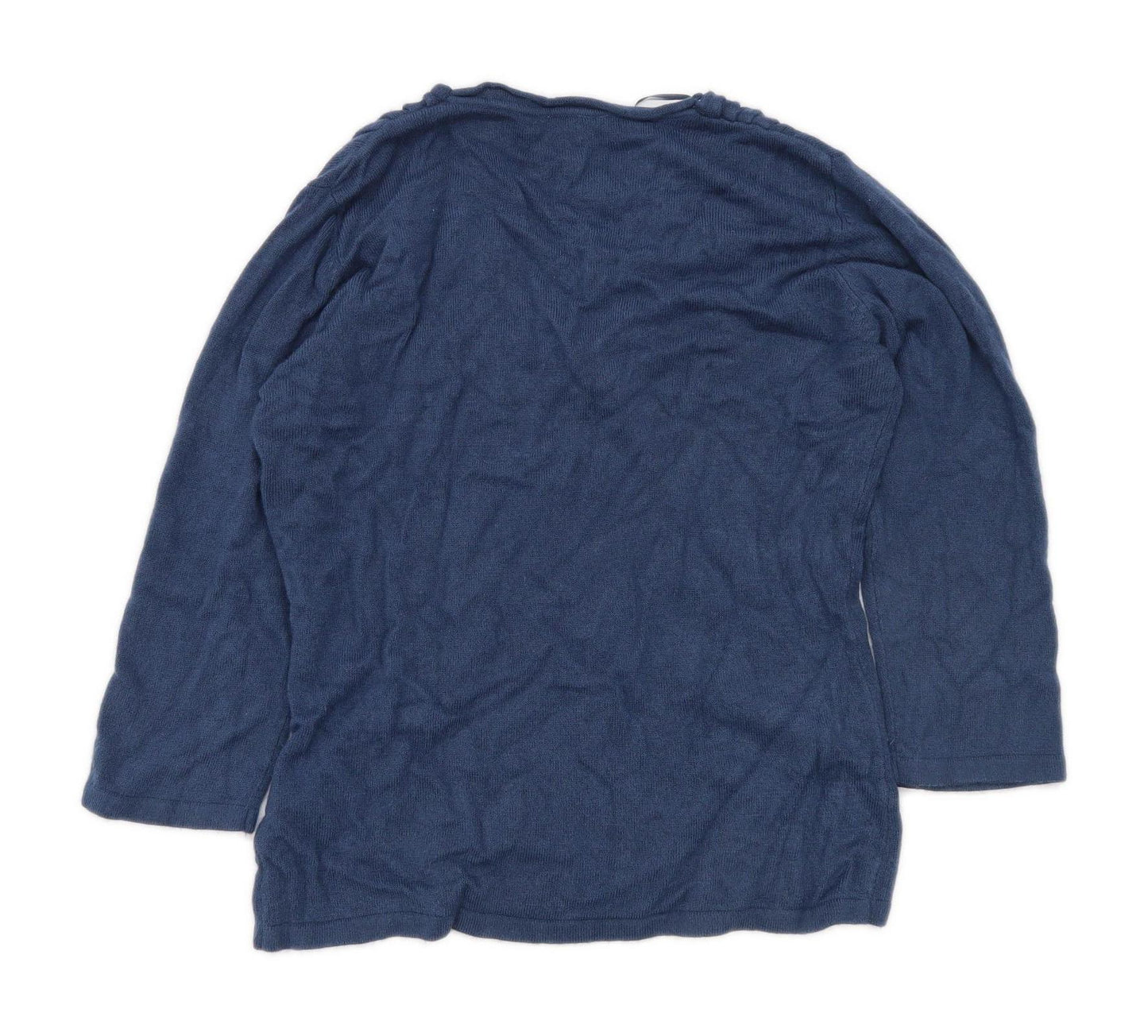 M&Co Womens Size M Blue Jumper (Regular)