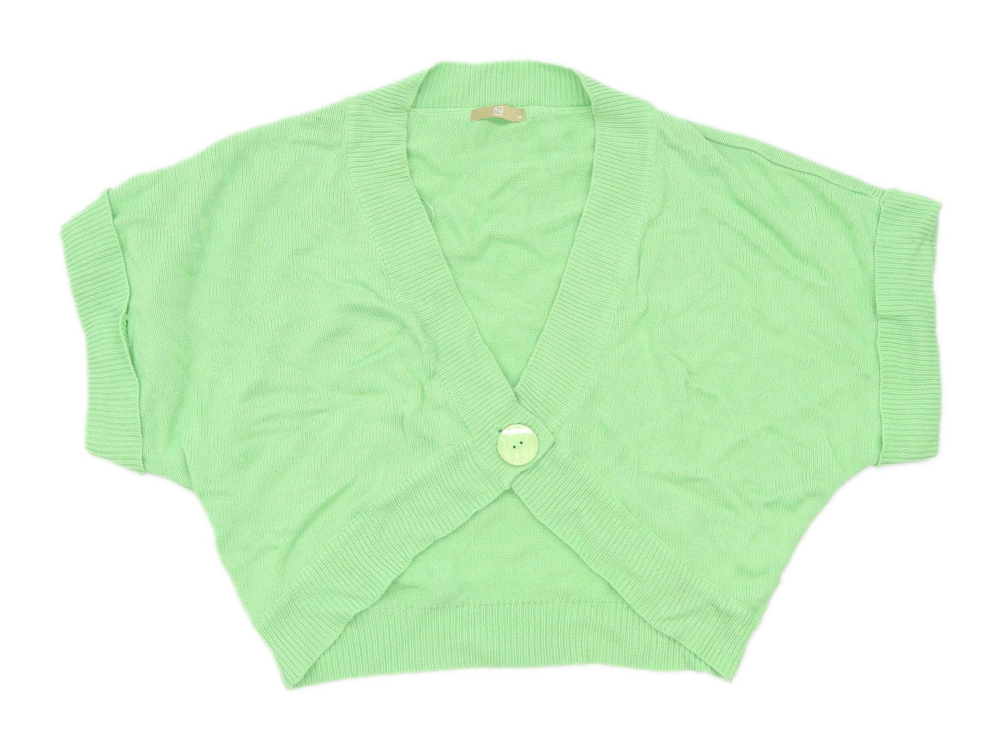 TU Womens Size 14 Green Cardigan (Regular)