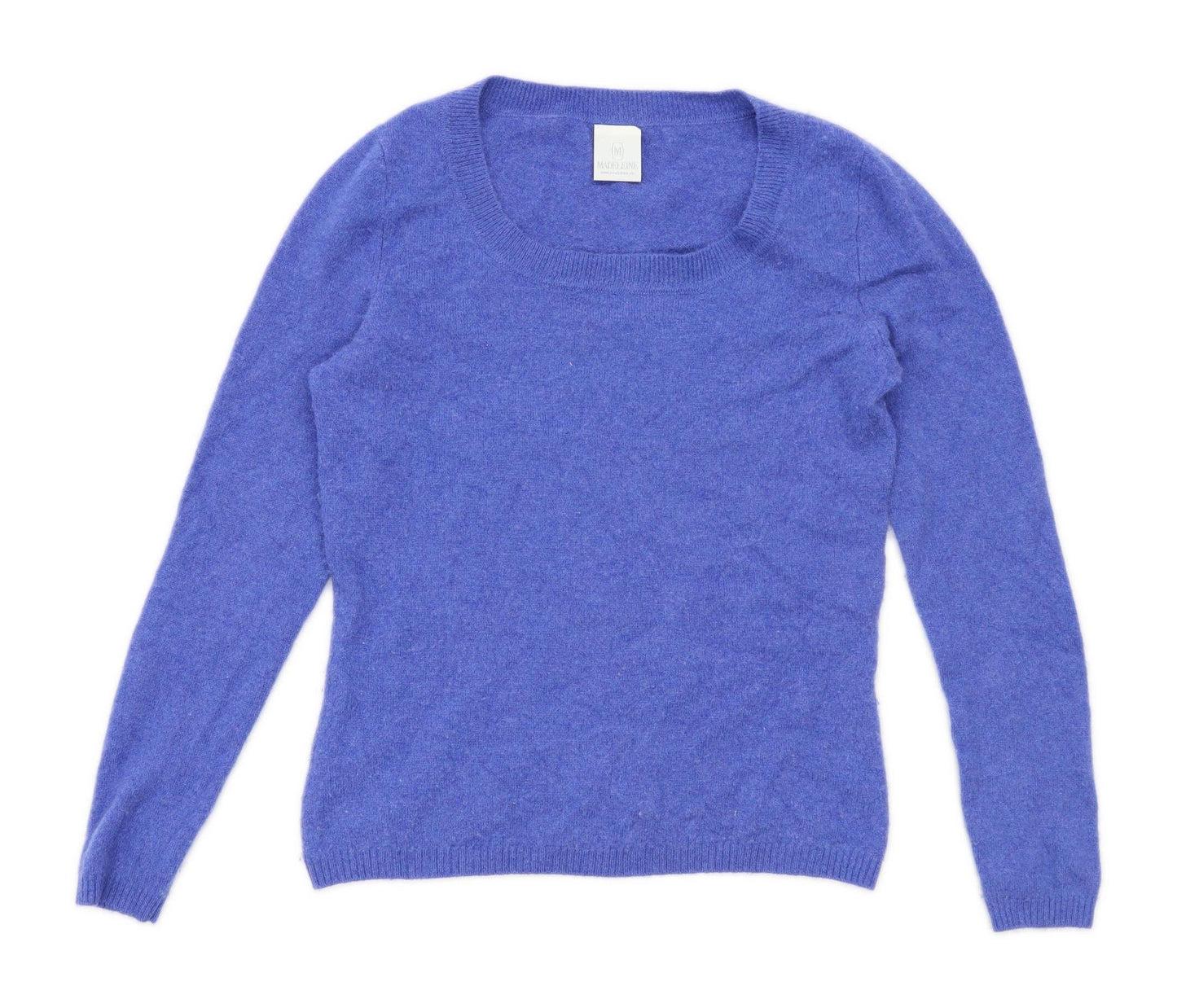 Madeleine Womens Size 10-12 Cashmere Blue Jumper (Regular)
