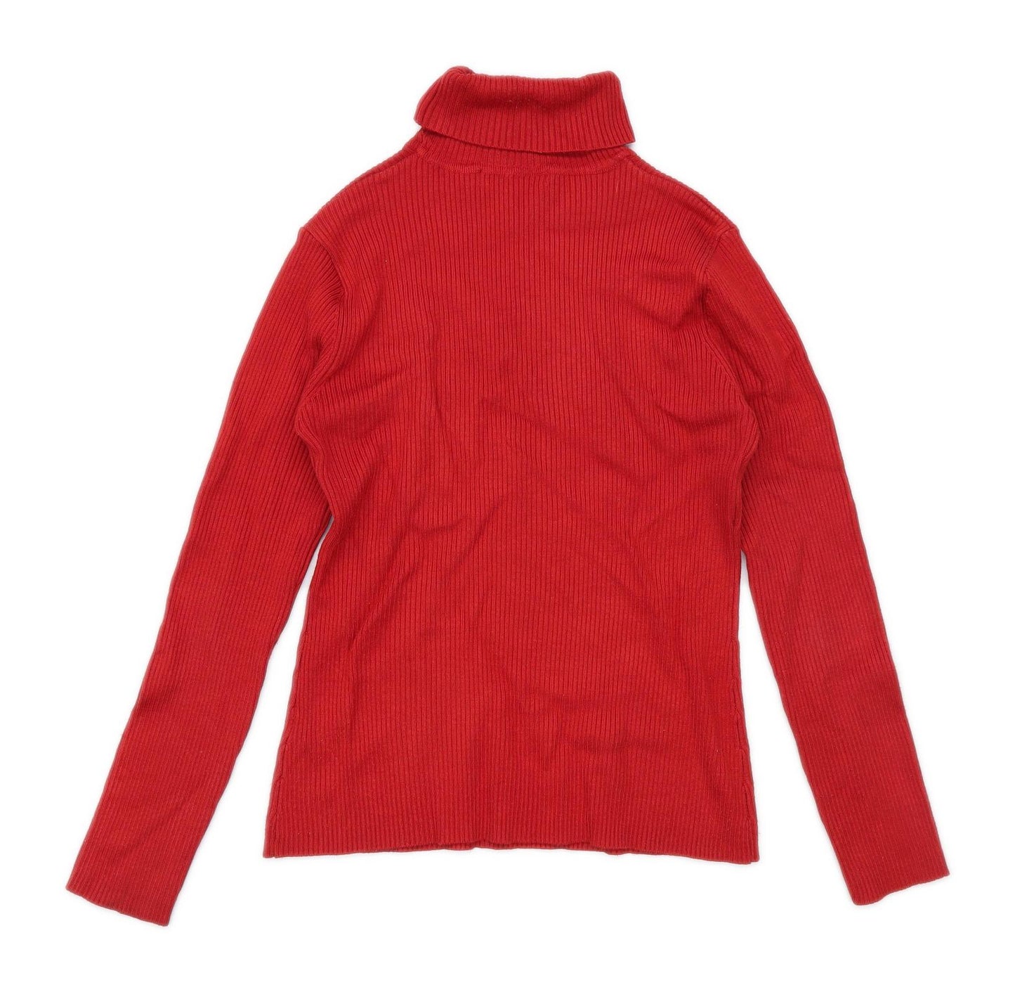 M&Co Womens Size M Red Jumper (Regular)