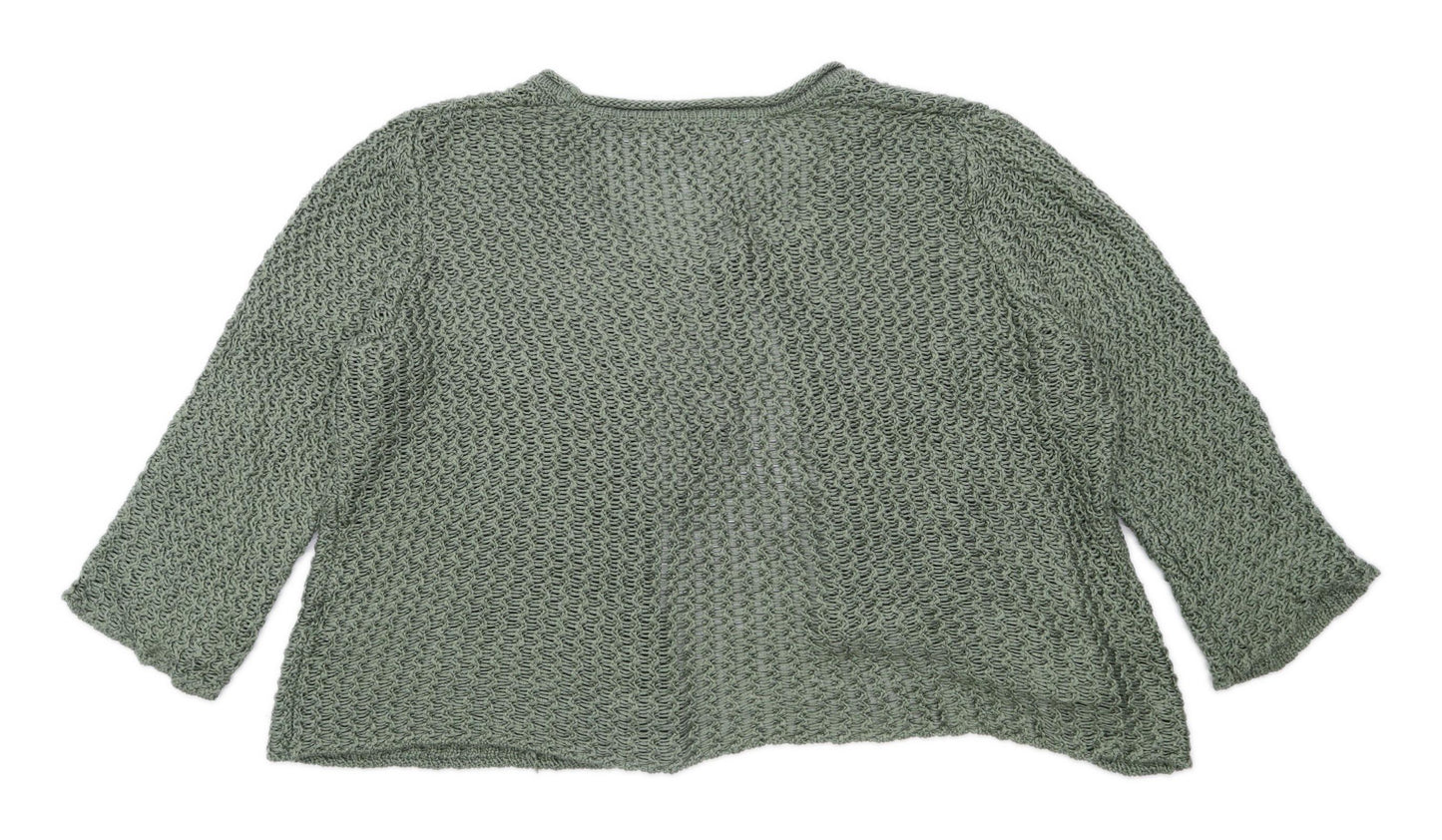 Dash Womens Size 22 Green Cardigan (Regular)