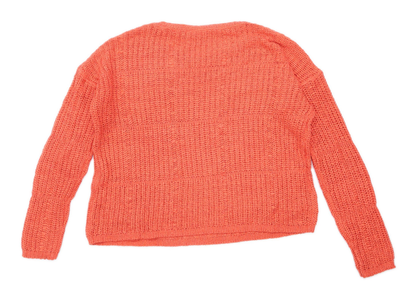 Fransa Womens Size M Red Jumper (Regular)