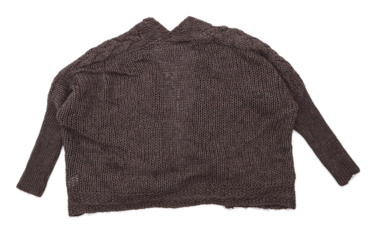 Systemaction Womens Size M Brown Cardigan (Regular)