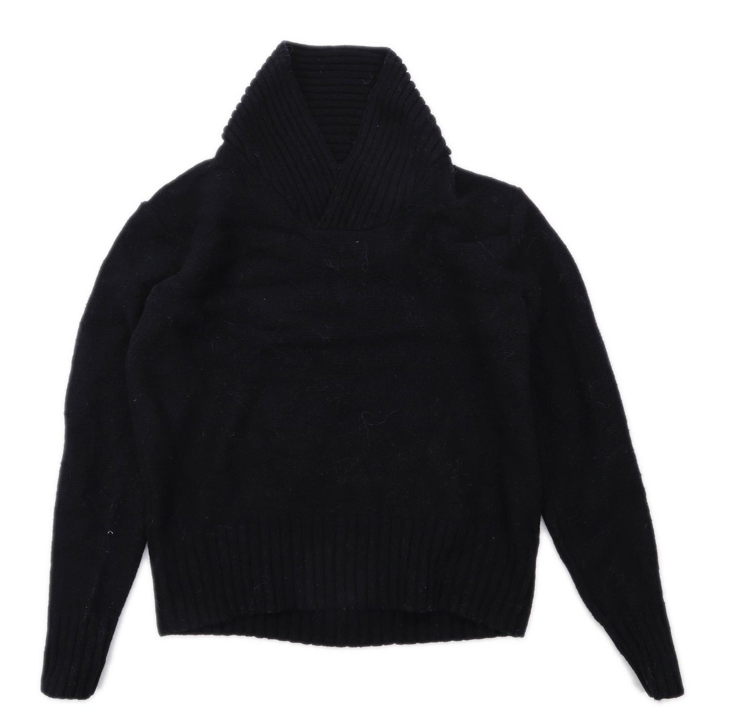 Cos Womens Size XL Lambswool Black Jumper (Regular)