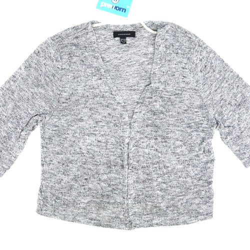 Atmosphere Womens Size 10-12 Grey Bolero Cardigan (Regular)