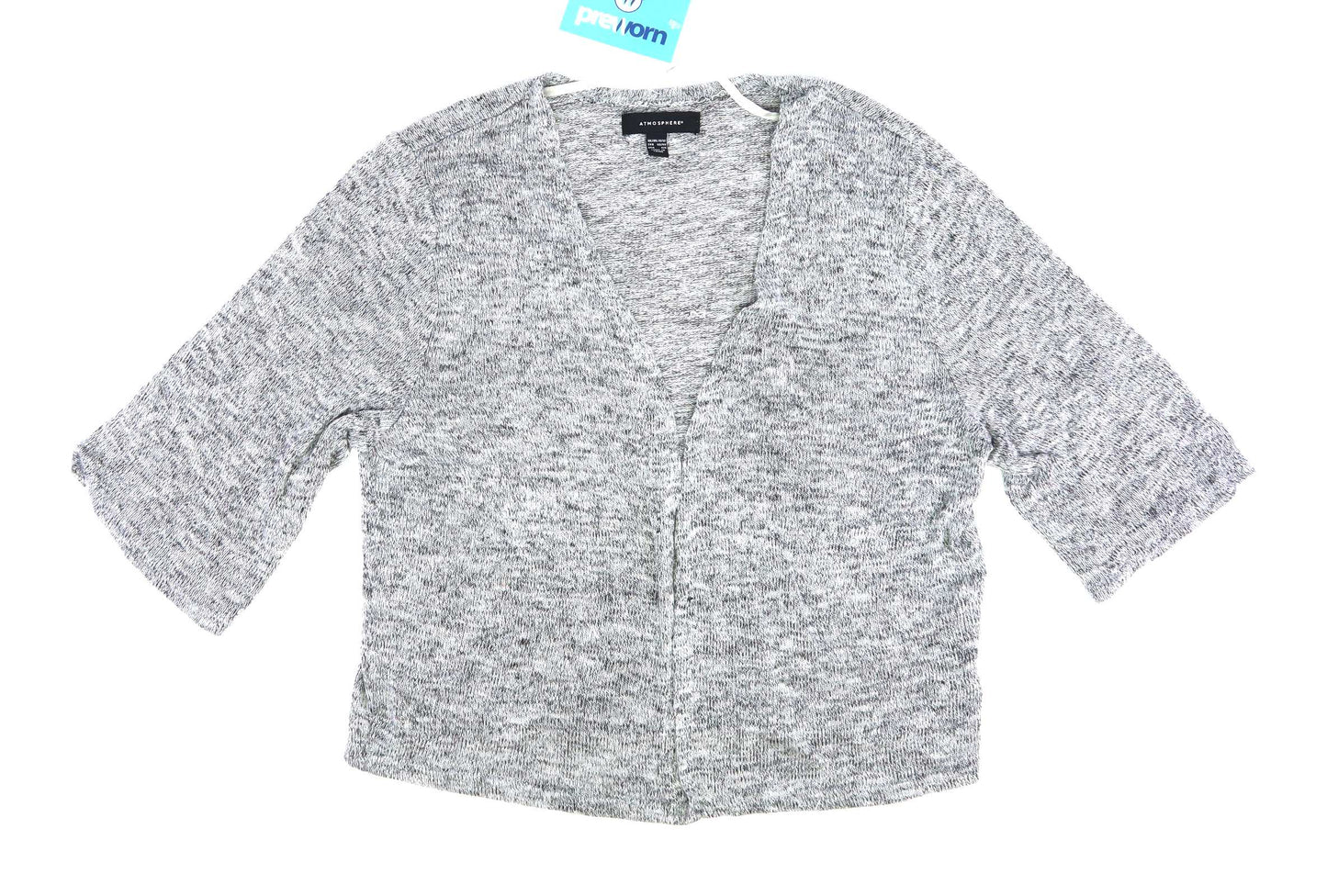 Atmosphere Womens Size 10-12 Grey Bolero Cardigan (Regular)