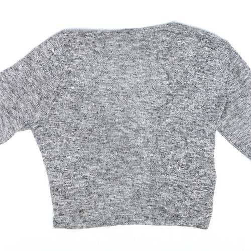 Atmosphere Womens Size 10-12 Grey Bolero Cardigan (Regular)