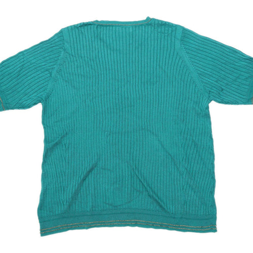 Marks & Spencer Womens Size 20 Green Jumper (Regular)