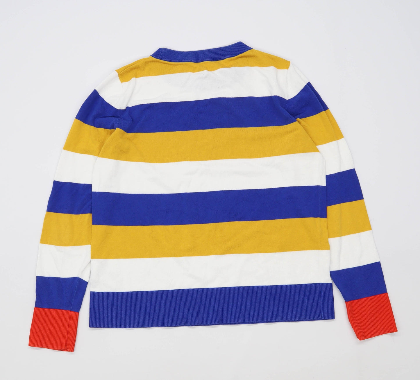 Cos Womens Size S Striped Cotton Multi-Coloured Jumper (Regular)