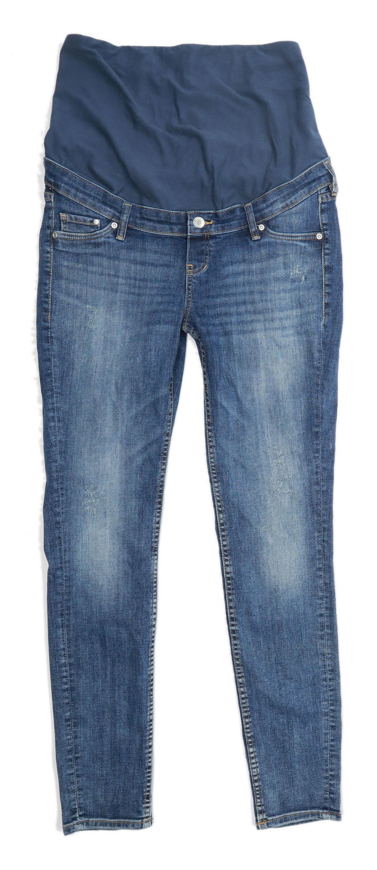 Womens H&M Blue Maternity Denim Jeans Size W33/L30