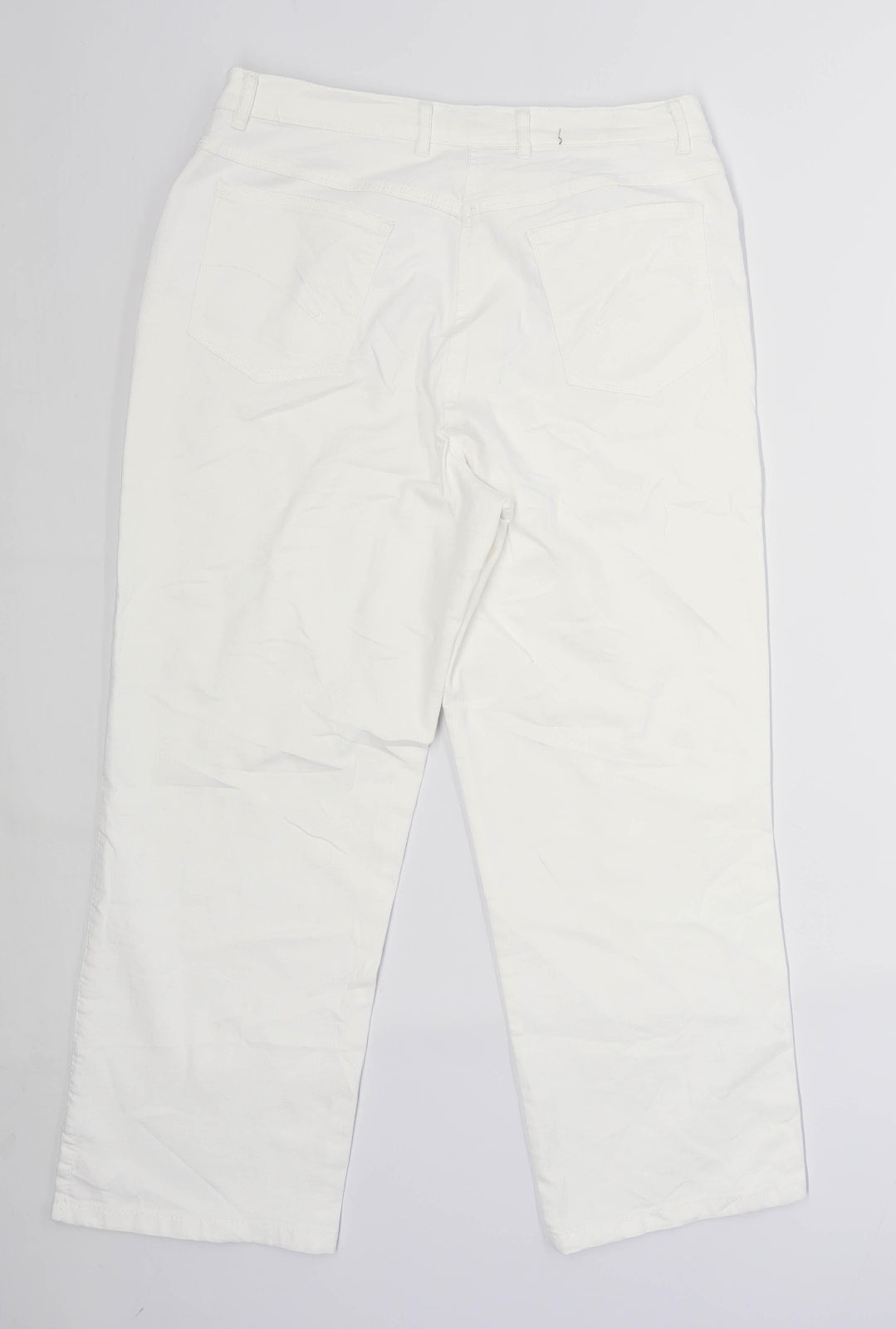 Womens Zaffiri White Denim Jeans Size 14/L23