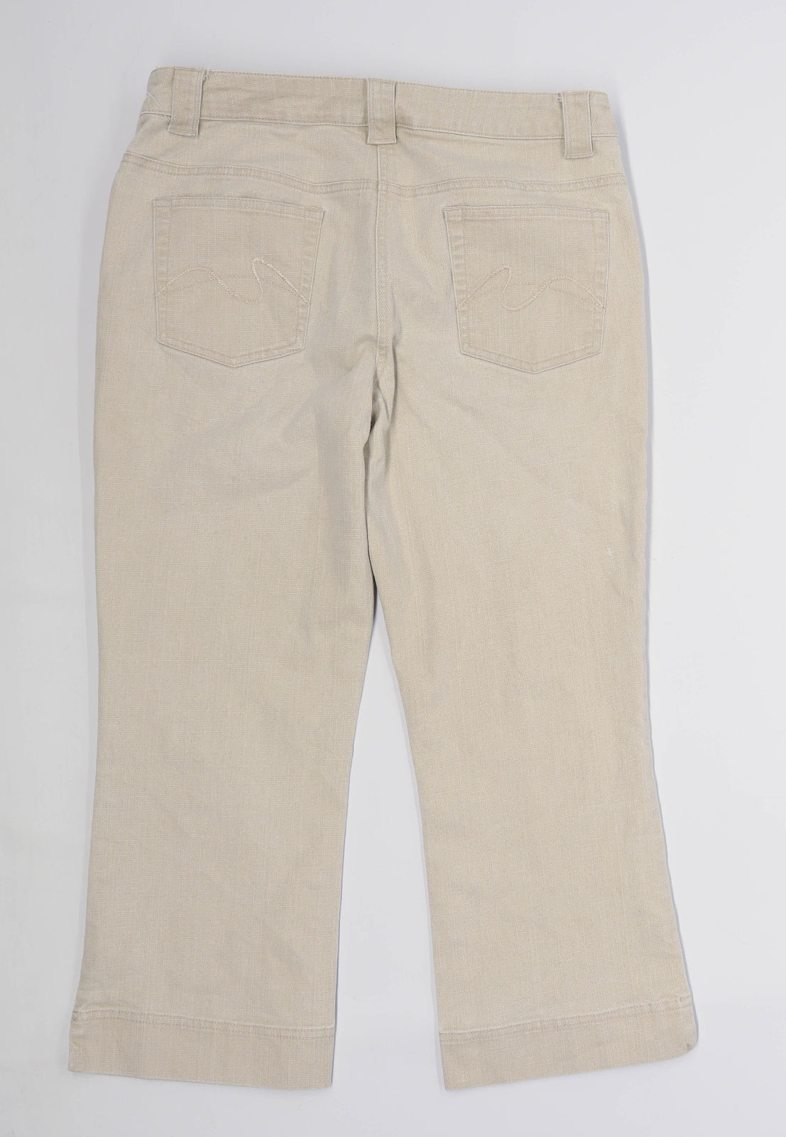 Womens Principles Beige Denim Jeans Size 12/L21