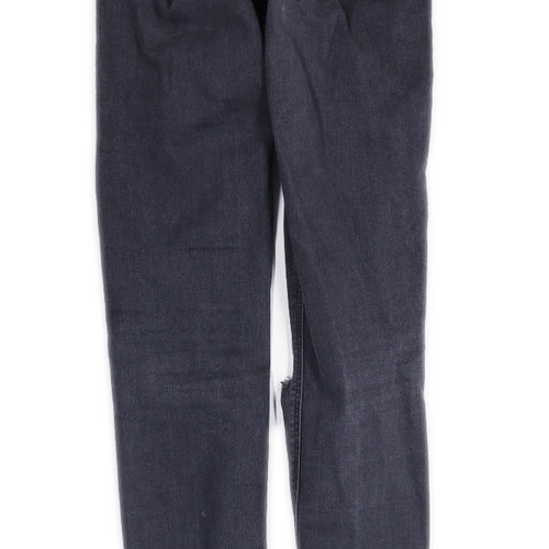 Womens Topshop Grey Denim Jeans Size W25/L28